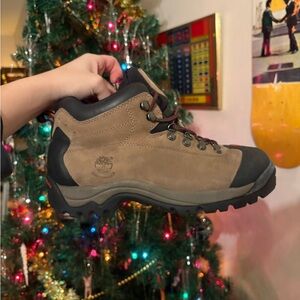 Timberland Men's Tan and Black Boots